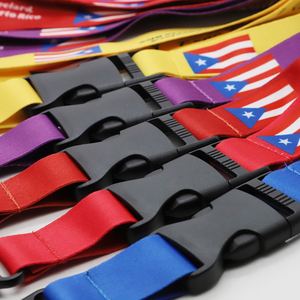 Custom Sublimation Printed Polyester Souvenir Keychain Lanyards Detachable Plastic Buckle Eagle Hook ID Card Holder Lanyard - Product Image 3