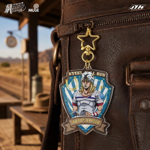 จอยูธ ของแท้ลิขสิทธิ์ <span class=keywords><strong>JOJO</strong></span> Steel Ball <span class=keywords><strong>Run</strong></span> พวงกุญแจอะคริลิค กล่องสุ่ม ตัวละครอนิเมะ ของสะสม - Product Image 2