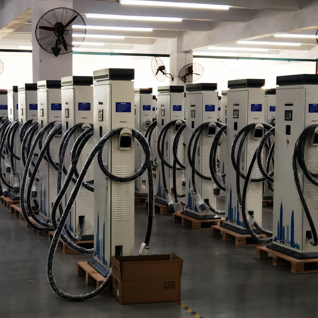 7in Fingerprint Wifi App Control Ev Station Fixed Current Olcd Screen Ac Charger Ev Charging Station 22kw