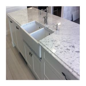 שיש קררה מטבח שיש משטחי שיש לוחות אבן מוצרים טרומיים premated עם קצוות ogee - Product Image 1