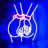 Sexy Lady Neon Sign Bright Neon Led Wall Body Sign avec Big Esthétique Room Decor IP67 Beautiful Naked Girl for Interior Design