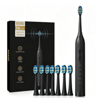 Cepillo de Dientes Sónico para Adultos Eisler T14, 45000 VPM, Limpieza Profunda, Cerdas Suaves Dupont, Batería de Larga Duración, Cepillo Eléctrico Portátil de Viaje