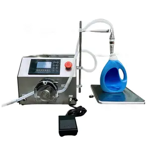 oil water juice bottle liquid filling machine 5KG Full Automatic Intelligent Weighing Quantitative
