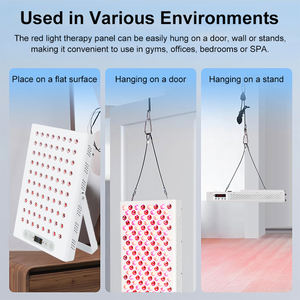 Magique perangkat terapi lampu merah, penggunaan di rumah 1000W 1500W berdiri horisontal 8 panjang gelombang lampu merah terapi Panel fleksibel - Product Image 2