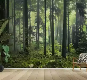 Papier peint personnalisé 3D Forêt Tropicale Haute <span class=keywords><strong>D</strong></span>éfinition Forêt Espace Expansion Horizons Salon Chambre Fond Mural - Product Image 2