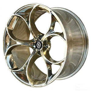 Nuovi Cerchi Forgiati Frozen Gold Racing 5x110 ET31 8.5x20 Compatibilità Universale per <span class=keywords><strong>Alfa</strong></span> <span class=keywords><strong>Romeo</strong></span> 155/156/159/4C/Giulia/Stelvio <span class=keywords><strong>Spider</strong></span> - Product Image 1