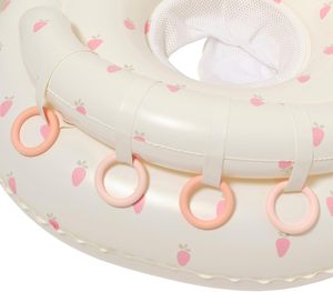 Flotador para Bebé con Toldo — Flotador para Piscina Infantil UPF40, Asiento de Tela Ajustable, 4 Anillos de Juego de Silicona - Product Image 5