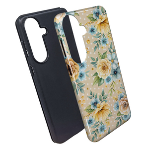 Custodia per telefono 2-in-1 staccabile per sublimazione per Samsung <span class=keywords><strong>Galaxy</strong></span> S26 Ultra, design floreale rosa Cherry Love, stampa a trasferimento termico - Product Image 5