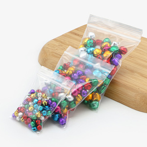 Campanas de Aluminio Electrochapadas de Colores, 6-14 mm, Redondas, Adornos Colgantes para Árbol de Navidad, Manualidades, Decoración - Product Image 1