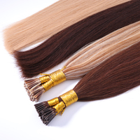 Extensions de cheveux humains blondes de 28 pouces, extensions de cheveux Remy pré-collées CACIN Micro Link Ombre I-Tip en gros