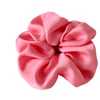Chouchous élastiques en satin doux et brillant, motifs floraux et agrumes, accessoires pour queue de cheval, pour usage quotidien, fêtes et mariages