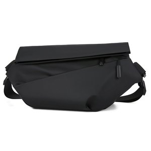 Ready to Ship Custom Low Moq Logo Print Waist Bag High Quality Black Sport <b>Men</b> Fanny Pack Women Belt <b>Pouch</b> Bum Bag - Product Image 1