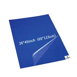 Custom Color And Size Blue Grey White Floor Dust Free Peelable Layer 3.0c Door Sticky Mat