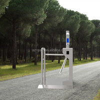 Torniquete Portátil de Acero Inoxidable con Control de Acceso Facial y Prevención de Colisiones para Eventos Deportivos