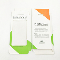 Boîte de couleur à quantité minimale de commande bas emballage de vente au détail d'accessoires de téléphone portable boîte d'emballage de luxe de conception simple personnalisée pour étui de téléphone portable