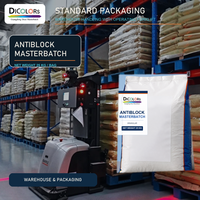 Granulés de masterbatch anti-blocage pour l'ouverture de films PP, préservant la transparence, pour films de stérilisation et lignes d'emballage imprimées en héliogravure