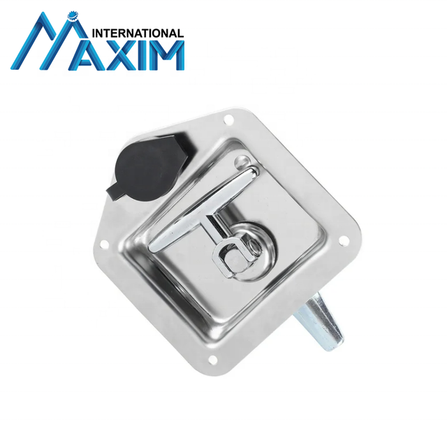 Stainless Steel Truck Folding T-Latch Handle Lock RV Camper Trailer Tool Box Door Lock Replacement