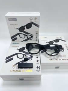 Nouvelles Lunettes Intelligentes AIMB-G1 MAX 2026 avec Caméra Vidéo 1080P, Fonction Appel Téléphonique et Chargement Magnétique - Product Image 2