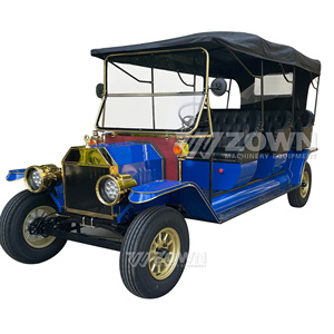 รถยนต์ไฟฟ้า ZOWN รุ่นวินเทจ 4 ล้อ สีขาว เปิดประทุน สำหรับใช้งานกลางแจ้ง - Product Image 4