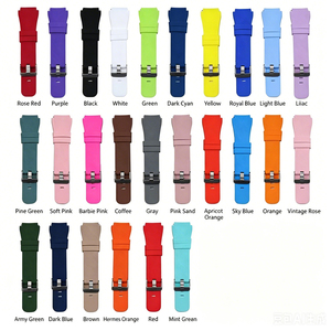 Bracelet de montre universel en silicone compatible 20 mm 22 mm pour <span class=keywords><strong>Samsung</strong></span> Galaxy Watch 4/5/6 Classic 3 Active 2 <span class=keywords><strong>Gear</strong></span> <span class=keywords><strong>S3</strong></span>/S2 Huawei Watch - Product Image 5