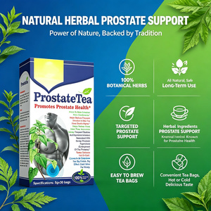 Tè per la Prostata per Uomini, Miscela Naturale di Erbe per Supportare la <span class=keywords><strong>Salute</strong></span> della Prostata e Ridurre le Urinazioni Notturne, Disponibile con Etichetta Privata - Product Image 2