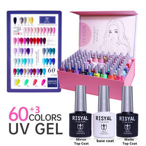 Nail Art Set 60 Color Design Manicure Ste Uv Gel Nail Polish Factory UV/LED Matte Top Coat Gel Polish Nails Supplies - Product Image 4