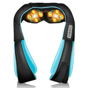 Hot Compress <strong>Kneading</strong> <strong>Shiatsu</strong> Massage Shawl Electric Cervical Neck Massage Shawl Neck Vehicle Home <strong>Massager</strong> for Body Pain Relief - Product Image 3