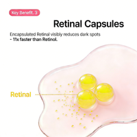 Sérum à la niacinamide et au rétinol personnalisé avec logo, réduit les taches brunes, capsules de rétinol, blanchissant TXA 6, niacinamide 10, rétinol