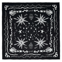 Bandana Multicolore Décoratif Tendance 100% Polyester, Motif Personnalisé, Logo OEM, Vente en Gros, Foulard de Cou pour Hommes et Femmes