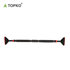 شريط تمارين اللياقة البدنية الأفقي متعدد الوظائف من TOPKO ، بار قابل للسحب ، صالة الألعاب الرياضية المنزلية ، تمرين الجزء العلوي من الجسم ، شريط الذقن للأبواب الداخلية - Product Image 1