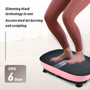 पुल कॉर्ड रिमोट कंट्रोल के साथ मिनी वर्टिकल बॉडी एक्सरसाइज मशीन पावर कंपन प्लेटफॉर्म - Product Image 2