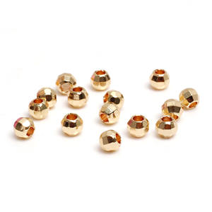 2.5/3/4/5/6mm oro <span class=keywords><strong>Laser</strong></span> rotondo spazio perline non facile appannare gioielli in ottone che fanno distanziatori - Product Image 2