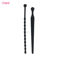 Sexbay - Dilatateurs urétraux vibrants en silicone rechargeables par USB, 10 vitesses, plug pénien avec anneau pénien pour hommes