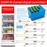 Transmisor digital de pesaje multicanal 3/6/9/16 con sensor de fuerza y amplificador de medición de tensiómetro analógico