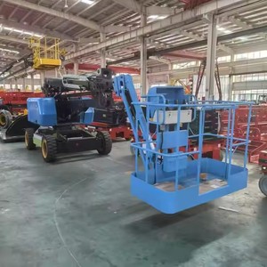 Elevador de pluma montado en camión con brazo articulado 22m de altura Cherry Picker para mantenimiento al aire libre - Product Image 3