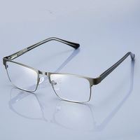 Gafas Ópticas de Lectura de Acero Inoxidable con Protección Anti Luz Azul para Hombre, Personalizadas al por Mayor