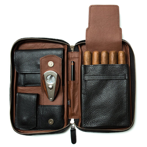 Étui à cigares de voyage personnalisé pour femmes, dupont stingray, cuir véritable, italien, <span class=keywords><strong>peter</strong></span> james cigares - Product Image 2