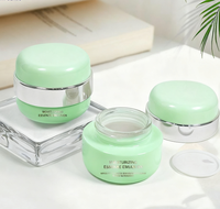 Pots en verre cosmétiques de luxe premium 30g 50g 30ml 50ml 100ml 120ml pour crème visage, crème contour des yeux, avec logo personnalisé et capuchon pour soins personnels