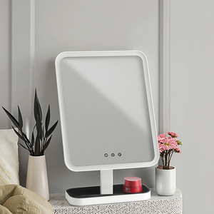 Lớn thông minh HD trang điểm gương với 3 màu LED ánh sáng tự động Bộ nhớ điều chỉnh độ sáng cơ sở lưu trữ cho chính xác trang điểm hoặc hiện tại - Product Image 1