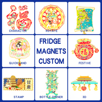 Magnifique Aimant de Réfrigérateur en Métal, Aimant de Réfrigérateur Chat Porte-Bonheur, Aimants Personnalisés avec Logo, Souvenir Culturel, Cadeau pour Commandes en Gros