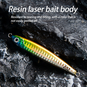 Señuelo de Pesca Jigging de Resina de 2oz, Jigging Lento para Pesca en el Mar, Señuelo para Atún, Cebo de Fondo, Pesca desde Orilla y Embarcación - Product Image 3