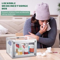Meilleures ventes : Vitrine de présentation de table en acrylique transparente, verrouillable, polie, personnalisable avec logo, pour présentoirs