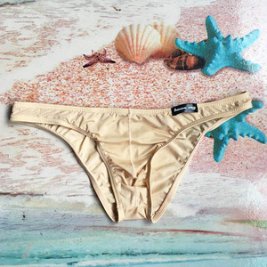 <span class=keywords><strong>Ropa</strong></span> <span class=keywords><strong>Interior</strong></span> Sexy de Cintura Baja <span class=keywords><strong>para</strong></span> <span class=keywords><strong>Hombre</strong></span> y Mujer, Transpirable, Moldeadora, Elástica, de Seda de Hielo, con Patrón Sólido y Tejido Jacquard - Product Image 3