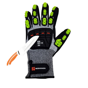 Guantes de Seguridad Industriales Resistentes a Cortes SONICE, Material TPR, Guantes de Impacto para Trabajos de Construcción en Campos Petroleros y Mecánica - Product Image 1