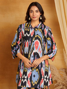 Nuevo Conjunto de Pantalón y Blusa con Estampado Floral 100% Viscosa Rayón para Mujer, para Todas las Temporadas, Ocasiones Festivas, Materiales Reciclados - Product Image 6