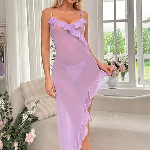 Nu Sexy Ensembles Robe De Nuit Sexy <span class=keywords><strong>Femme</strong></span> Chaude <span class=keywords><strong>Mature</strong></span> Femmes À Armatures Nuisette Sexy Lingerie - Product Image 6