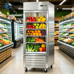 Refrigerador Vertical <span class=keywords><strong>de</strong></span> Acero Inoxidable <span class=keywords><strong>de</strong></span> 3 Puertas con Termostato Digital, Ajuste Preciso <span class=keywords><strong>de</strong></span> Temperatura, Diseño Multi-Clima para - Product Image 2