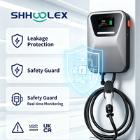 Estación de Carga Inteligente para Vehículos Eléctricos, Cargador de Pared para Vehículos Eléctricos de 7KW 21KW con Control por Aplicación WiFi y Bluetooth