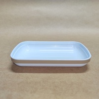 Ensemble de vaisselle pour avion : saladier, assiette, assiette à accompagnement, tasse à café, petite assiette - Plastique moulé par injection, qualité alimentaire SAN