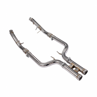 Pour Mercedes-Benz W177 A180 A200 1.3T M282 SS304 Downpipe à haut débit soudé TIG sans voyant d'avertissement (CEL) pour tuning de course